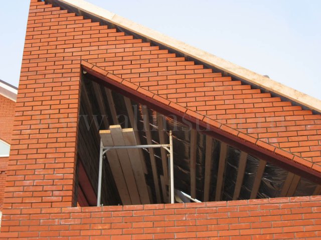 Мансардная крыша гараж по ул.Грушевая