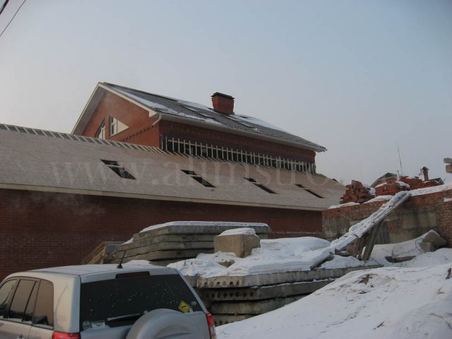 Мансардная крыша гараж по ул.Грушевая
